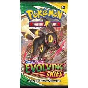 Pokemon TCG Sword & Shield Evolving Skies Booster 10 Card Pack | Umbreon